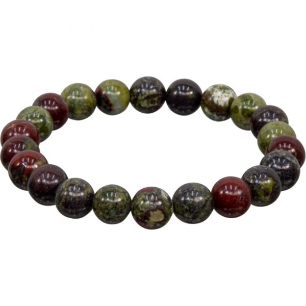 Dragon's Blood Jasper - Large 12mm stones - elastic band - LIMITED AVAILABILITY - ORDER NOW!