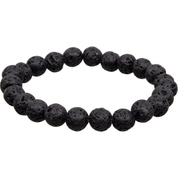 Lava Rock Bracelet - Large 12mm stones - elastic band - LIMITED AVAILABILITY - ORDER NOW!